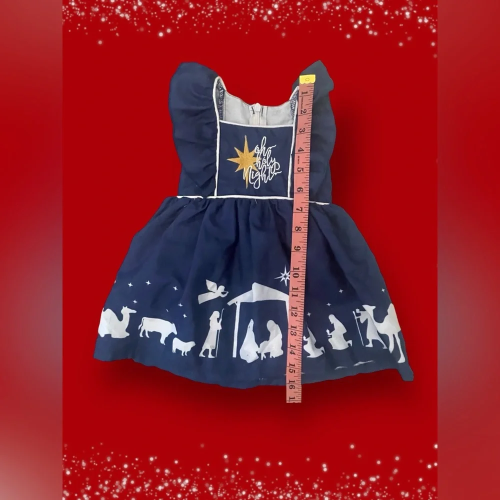 Navy Blue Nativity Dress